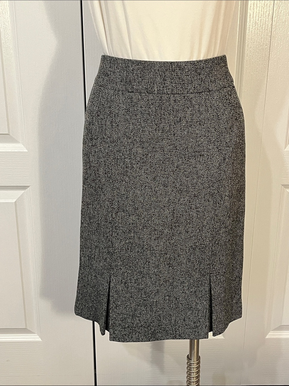 Kasper tweed style lined skirt
